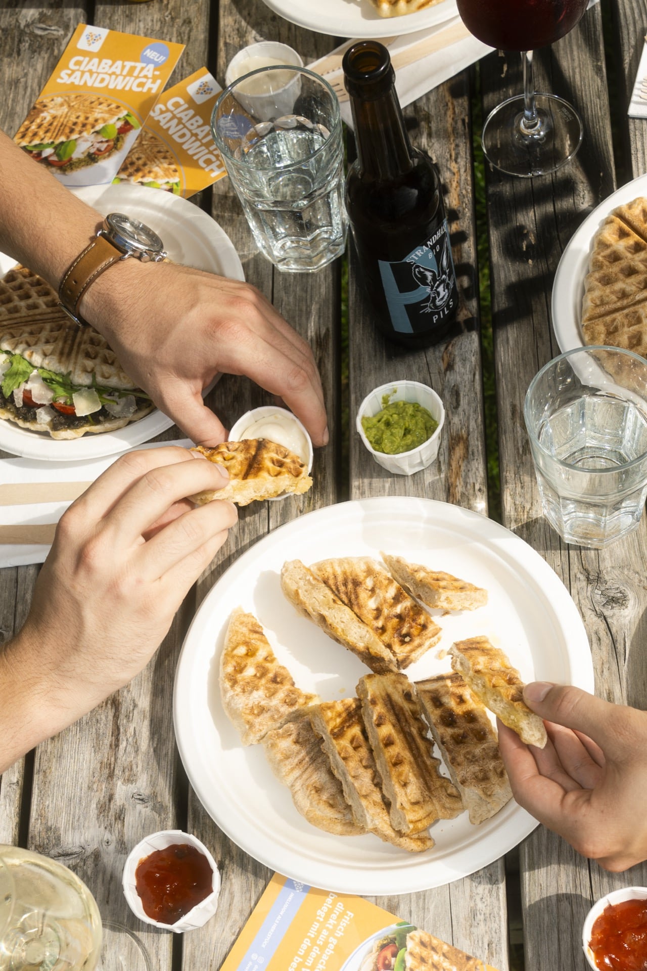 Photograph of sandwiches