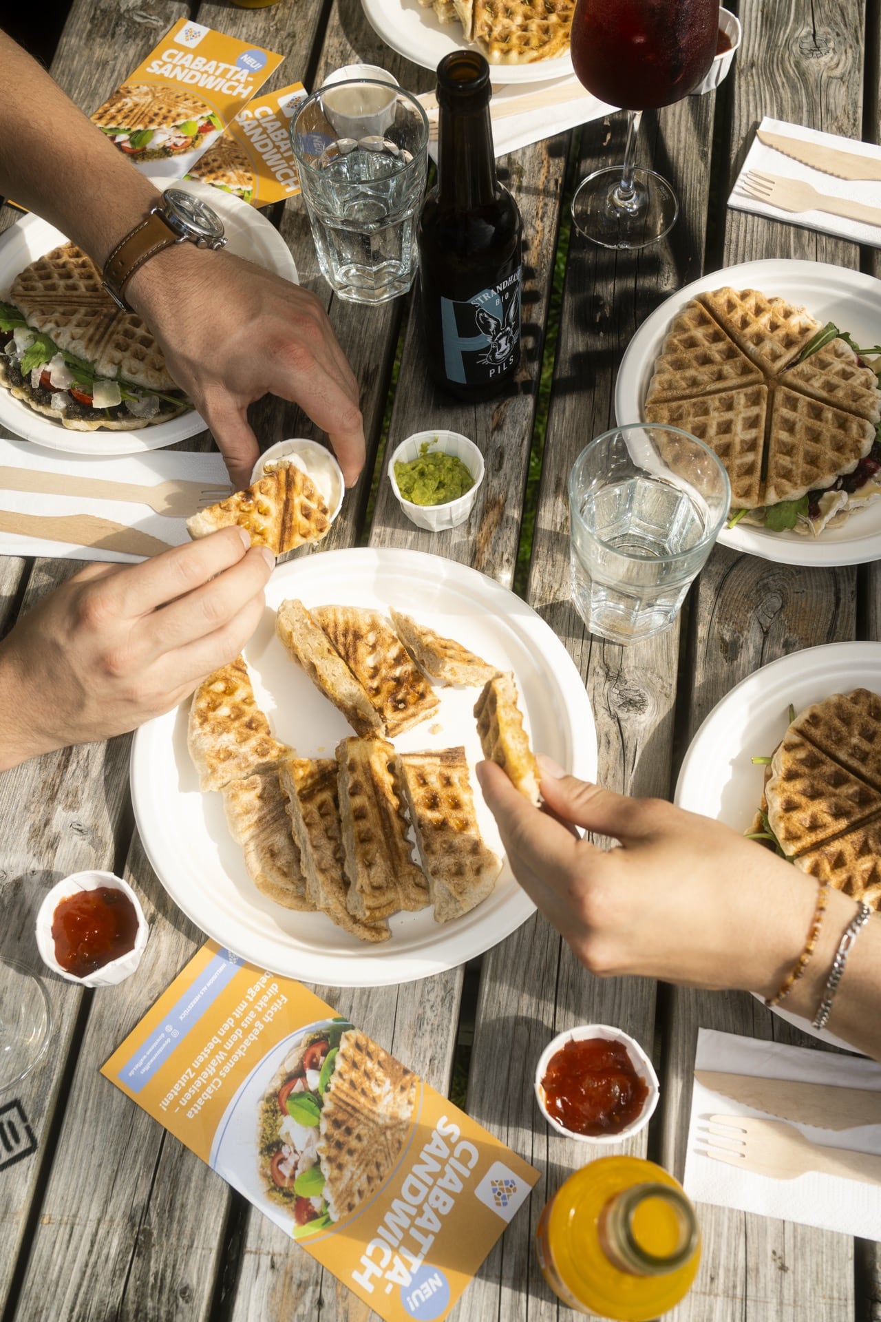 Photograph of sandwiches